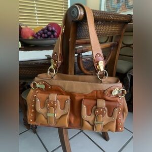 Michael Kors Two-Toned Leather Shoulder Bag